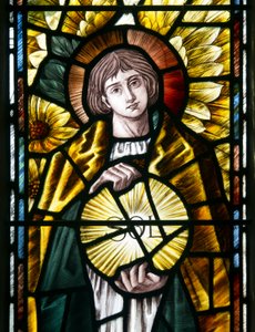Erzengel St. Uriel (Detail), ca. 1890