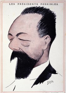 Porträt von Paul Doumer (1857 - 1932), französischer Staatsmann, von Sem (1863 - 1934).