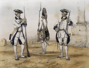 Linieninfanteristen während der Herrschaft von Karl III. von Spanien von Serafin Maria Earl of Clonard De Sotto