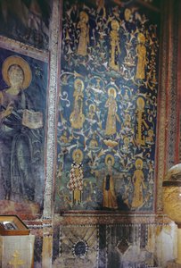 Stammbaum der Nemanjic, 1335-48 von Serbian School