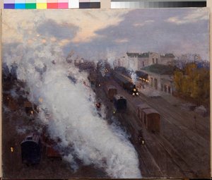 Bahnhof Charkow von Sergei Arsenevich Vinogradov