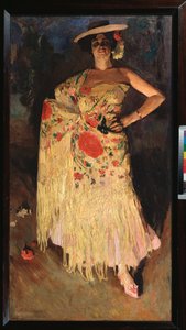 Eine Tänzerin von Sergei Arsenevich Vinogradov
