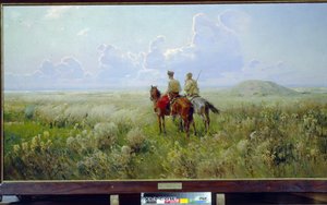 Kosaken in der Steppe