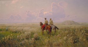 Kosaken in der Steppe, 1900er Jahre