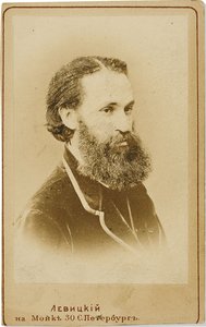 Porträt des Cellisten Karl Yulievich Davidov 1838-1889, ca. 1875 von Sergei Lvovich Levitsky