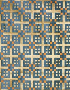 Olovyanishnikov Manufaktur Halbseiden-Satin, frühes 20. Jahrhundert von Sergei Vashkov