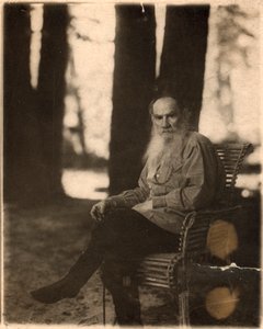 Russischer Autor Leo Tolstoi, Jasnaja Poljana, bei Tula, Russland, 1908