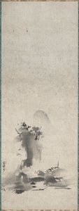 Haboku, gespritzte Tintenlandschaft