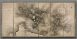 Drache und Tiger, 1500er von Sesson Shkei