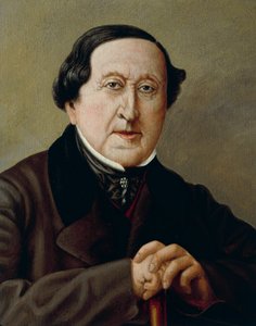 Italien, Porträt des italienischen Komponisten Gioacchino Rossini von Severini Severini