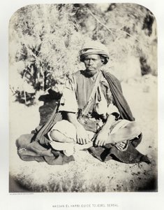 Hassan el Harbi, Führer zum Jebel Serbal, 1868 von Sgt. James M. McDonald