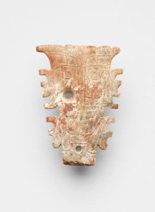 Anhänger in Form einer Maske, ca. 1300-1050 v. Chr. von Shang Dynasty Chinese School