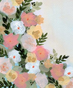Weiche Pastellblumen von Shelley Hampe
