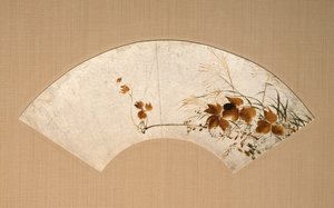 Herbstblätter und Gräser (Akikusa zu urushi-e senmen) von Shibata Zeshin