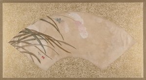Blumen und Blätter, spätes 19. Jahrhundert von Shibata Zeshin