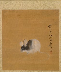 Maus aus dem Album der Gemälde des Ehrwürdigen Zeshin von Shibata Zeshin