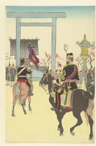 Große Zeremonie am Yasukuni-Schrein