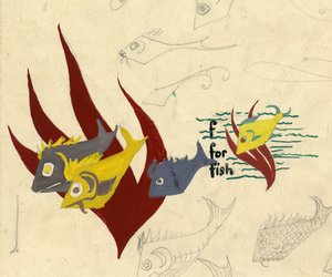 Fischillustration, ca. 1950
