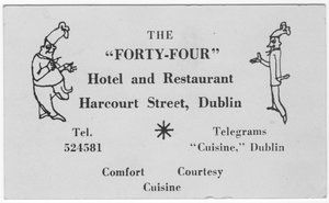 Die Vierundvierzig Restaurantkarte von Shirley Markham