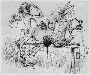 Der verrückte Hutmacher und der Hase