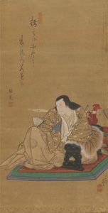 Porträt des Schauspielers Arashi Rikan I, ca. 1812 von Shunkosai Hokushu