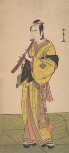 Ichikawa Bennosuke als Mann in Komuso-Kleidung, ca. 1788