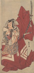 Kabuki-Schauspieler Ichikawa Danjuro V in einer Shibaraku-Stop Right There! Rolle, 11. Monat 1776