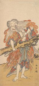 Der 5. Ichikawa Danjuro in der Rolle von Yamauba, 12. Monat, 1775 von Shunsho