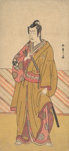 Der Schauspieler Bando Mitsugoro I als einer der Conen Otoko oder fünf Kyokaku, ca. 1778 von Shunsho