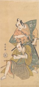 Der Schauspieler Ichikawa Yaozo II als Samurai, ca. 1765