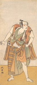 Der erste Bando Mitsugoro als unbewaffneter Mann, 1774 oder 1775