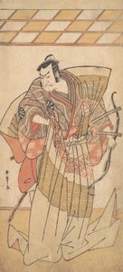 Der erste Nakamura Nakazo als Mann von hohem Rang in Naga-Bakama gekleidet