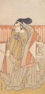 Der erste Nakamura Nakazo in der Rolle des Kudo Suketsune, wahrscheinlich 1775 von Shunsho
