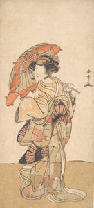 Der erste Nakamura Tomijuro als Tänzerin, datiert Oktober oder November 1778 von Shunsho