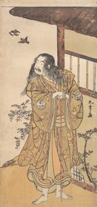 Der neunte Ichimura Uzaemon in der Rolle des Shunkan, ca. 1778