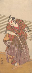 Der zweite Ichikawa Yaozo als Samurai von Shunsho