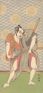 Der zweite Nakamura Sukegoro in der Rolle von Gokumon no Shobei, 2. Monat, 1771