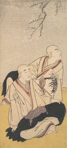 Der dritte Sawamura Sojuro & der zweite Ichikawa Monnosuke als buddhistische Mönche, 1791 von Shunsho