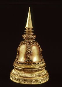 Reliquiar in Form einer Stupa