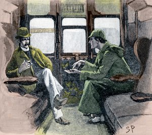 Holmes gab mir eine Skizze der Ereignisse, 1901 von Sidney E Paget