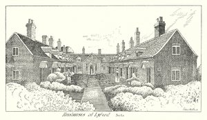 Armenhäuser in Lyford, Berks von Sidney Heath