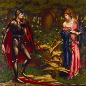 St. Georg und der Drache von Sidney Meteyard