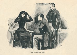 Sie hob ihren Schleier, 1892