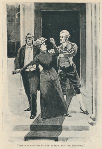 Sie wurde vom Butler und dem Diener hinausgeworfen, 1892 von Sidney Paget