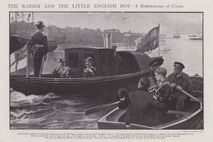 Der Kaiser und der kleine englische Junge - Eine Erinnerung an Cowes von Sidney Paget