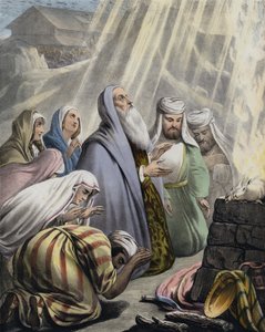 Noahs Opfer nach Verlassen der Arche von Siegfried Detler Bendixen