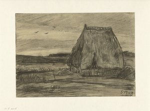 Landschaft mit Hütte von Sientje Mesdag van Houten