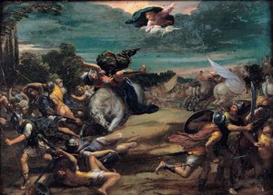 Die Bekehrung auf dem Weg nach Damaskus, 1590-1595