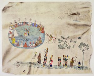 Der Shoshone Sonnentanz von Silver  Horn