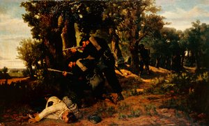 Hinterhalt der Bersaglieri (Soldaten) von Silvestro Lega
